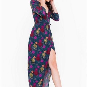 American Apparel Julliard Wrap Dress
